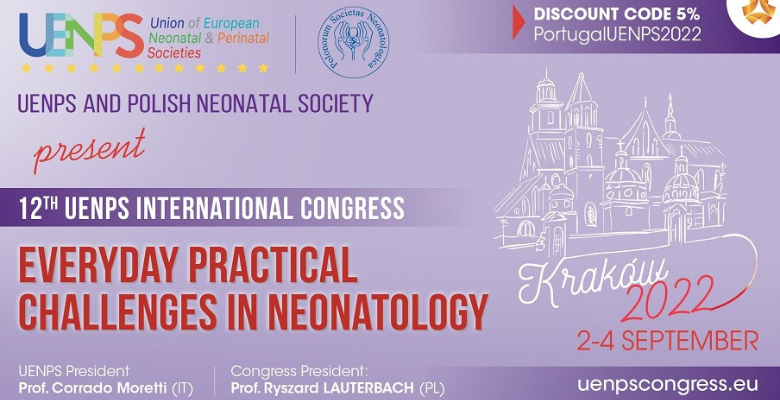 Marque na agenda: 12th UENPS Congress - Everyday Practical Challenges in Neonatology